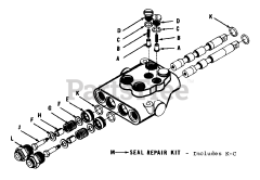 Simplicity 990515 - Simplicity Front End Loader CONTROL VALVE