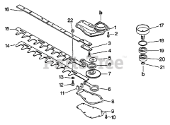 Echo HC-1001 - Echo Hedge Trimmer (SN: 024001 - 999999)