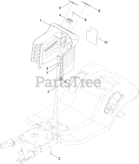 Toro 71254 (XLS 380) - Toro Lawn Tractor (SN: 313000001 - 313999999) (2013) Tower Assembly