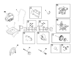 Briggs & Stratton 020363-0 - Briggs & Stratton 2,700 PSI Pressure Washer Main Unit (199105)