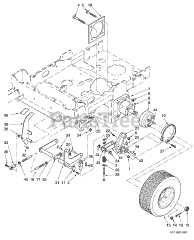 Scag STC52A-24HN - Scag Tiger Cub 52" Zero-Turn Mower, 24hp Honda (SN: 9300001 - 9309999) Brake Components