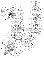 Wizard MTD 4146A68 - Wizard Walk-Behind Mower (1986) (Western Auto)