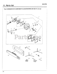 RedMax G 310 TS - RedMax Chainsaw (SN: 002191 & Above) (2000-05)