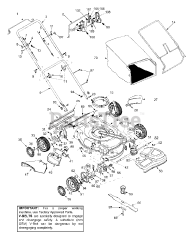 Yard Machines 12AS469E452 - Yard Machines Walk-Behind Mower (2003) (Walmart)