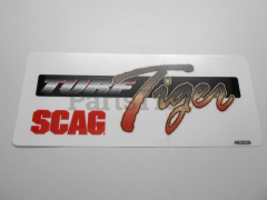 Scag 483229 Turf Tiger Decal