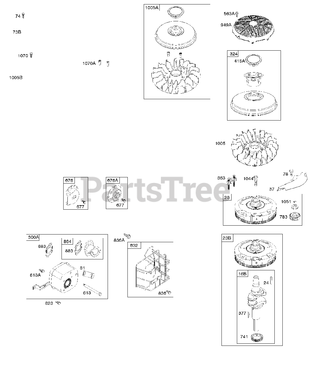 Briggs & Stratton 31P7770296E1 Briggs & Stratton Vertical Engine