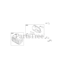 Briggs & Stratton 122Q02-0180-B1 - Briggs & Stratton Vertical Engine Exhaust System