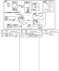 Briggs & Stratton 115432-0107-01 - Briggs & Stratton Horizontal Engine Carburetor
