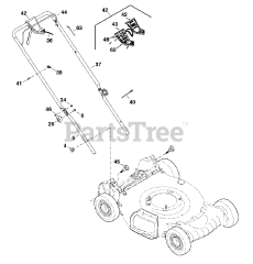 Snapper SP 90 (1696845-00) (12BVC3BD707) - Snapper 21" Walk-Behind Mower, RWD Variable, 775 Series Briggs