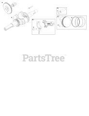 Briggs & Stratton 12V332-0125-F1 - Briggs & Stratton Horizontal Engine Crankshaft Group