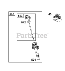 Briggs & Stratton 9P602-0136-H5 - Briggs & Stratton Vertical Engine Lubrication Group