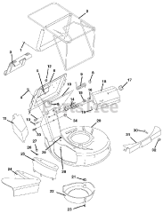 Ariens 911182 (LM 21) - Ariens Razor 21" Self-Propelled Walk-Behind Mower, KFJ180V Kawasaki (SN: 000101 & Above)