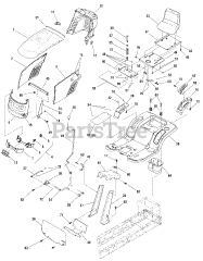 Snapper LT 23460 AWSC (7800542) - Snapper LT130 Series 46" Lawn Tractor, 23hp