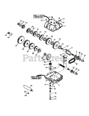 Cub Cadet G 1548 (55AE232S150) - Cub Cadet Walk-Behind Mower Transmission Assembly