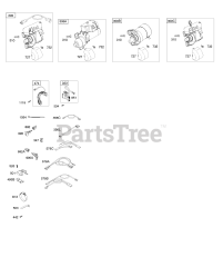 Briggs & Stratton 12A114-0130-E1 - Briggs & Stratton Horizontal Engine Electric Starter