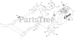 Exmark VXS730GKA60400 - Exmark 60" Vertex S-Series Stand-On Mower, Kawasaki FX730V (SN: 417930746 & Above) (Rev B) (2025)