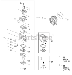 Swisher B 3000 - Swisher Brushcutter Carburetor