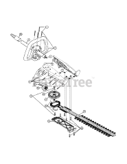 Troy-Bilt HS 720 R (41AJHS-A054) - Troy-Bilt Trimmer Plus Hedge Trimmer Attachment General Assembly