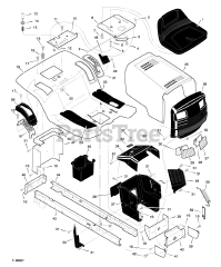 Murray 42537A - Murray 42" Lawn Tractor (1998)