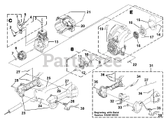 Homelite UT-20735 - Homelite Expand-it String Trimmer Ignition - Rotor - Starter - Clutch