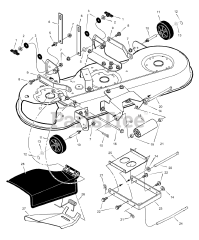 Murray 46103B - Murray 46" Garden Tractor (2000) Mower Housing Suspension