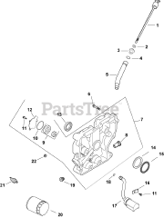 Kohler CH13-22536 - Kohler Command PRO Single Engine, Made for Gorman Rupp, 13hp, 9.7kW Oil Pan/Lubrication 3-27-89