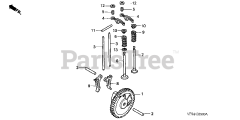 Honda UMK431 K1 UNBA (HZAD) - Honda Brush Cutter, Made in Japan (SN: HZAD-2000001 - HZAD-2049999) CAMSHAFT