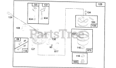 Briggs & Stratton 124782-3259-01 - Briggs & Stratton Vertical Engine Carburetor Assembly