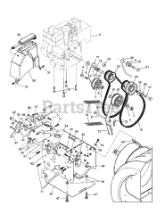 Poulan Pro PR 524E SA - Poulan Pro Snow Thrower (2004)