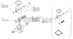 Shindaiwa 300 s - Shindaiwa Chainsaw Piston, Crankshaft