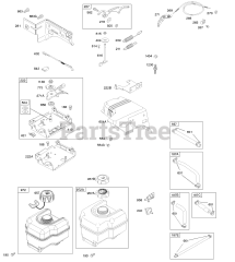Briggs & Stratton 204312-1162-E9 - Briggs & Stratton Horizontal Engine