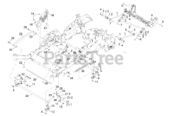 Exmark LZS801KA524 - Exmark 52" Lazer Z S-Series Zero-Turn Mower, Kawasaki FX801V (SN: 313000000 - 313999999) (2013) Deck Lift Assembly