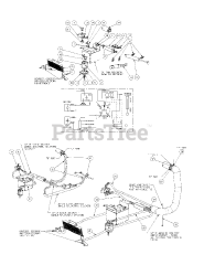 Cub Cadet S6031-KW (53AI8DU6050) - Cub Cadet 60" Tank S Zero-Turn Mower, 31hp Kawasaki Hydro Control Assembly
