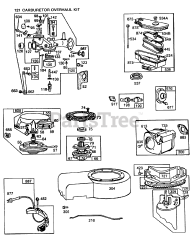 Toro 56150 (8-32) - Toro Professional Rear-Engine Riding Mower (SN: 007000001 - 007999999) (1987) Engine Briggs  Statton Model No. 253707-0195-01 (continued) 11 H.p. Rear Engine Rider Electric Model 56170