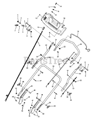 Simplicity SMISPVH 21775 E (7800548) - Simplicity 21" Walk-Behind Mower, 7hp