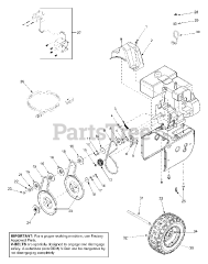 Yard-Man 31AH5C3F401 - Yard-Man Snow Thrower (2002)