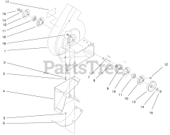 Toro 104-2486 - Toro Blower Assembly for 42" and 48" Vac/Baggers