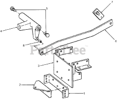 Cub Cadet 380 (190-380-100) - Cub Cadet Sleeve Hitch att Sleeve Hitch