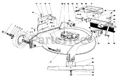 Toro 23158 - Toro 21" Whirlwind Hevi-Duty Walk-Behind Mower (SN: 008000001 - 008999999) (1978)