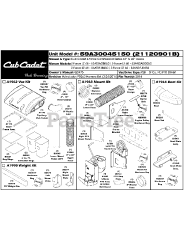 Cub Cadet 59A30045 (59A30045150) - Cub Cadet Power Assist Twin Bagger att General Assembly