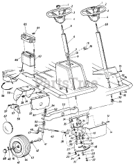 MTD 139-504-192 - MTD Lawn Tractor (1989) (Wheatbelt)