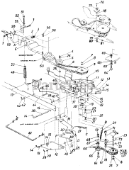 MTD 19491-7 - MTD 36" Snow Thrower Attachment (1987)