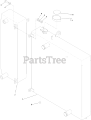 Toro 72028 (7500-D) - Toro 60" Z Master Zero-Turn Mower, Rear-Discharge Deck (SN: 416262337 - 416288793) Cooling Assembly No. 121-3330