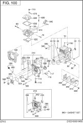 Subaru Robin ER120D45000 (ER12) - Subaru Robin Engine 100 Crankcase