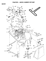 Winston Pro WP 1238 F - Winston Pro Lawn Tractor (1999)