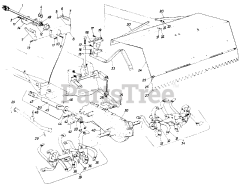 MTD 19981S - MTD 40" Tiller Attachment (1985)