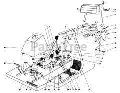 Toro 56080 - Toro 25" Whirlwind Premium Riding Mower (SN: 001000001 - 001999999) (1981)