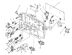 Toro 62040 (T 4000 D) - Toro Generator (SN: 008000001 - 008999999) (1988) Control Panel Assembly