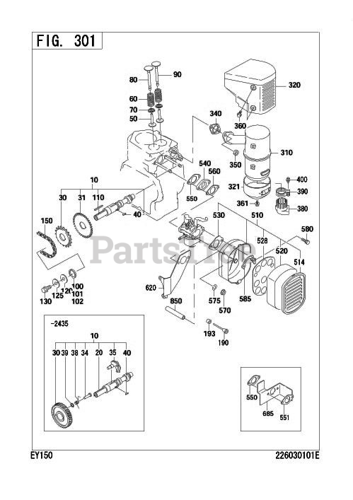 Subaru Robin EY150BB7270 EY15