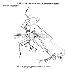 Central Park CP R500 C - Central Park Rear-Tine Tiller